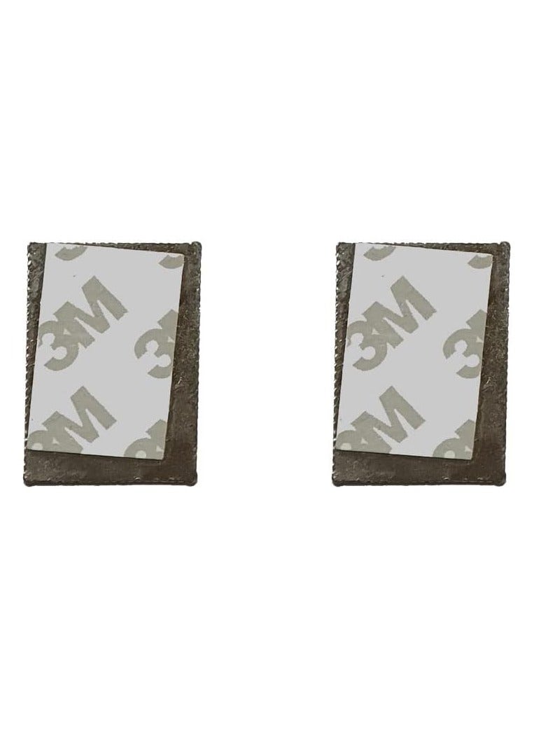 UAE King Sheikh Mohamed Bin Zayed Al Nahyan Image 2 Pcs 2D Metal Sticker Badge 3 cm - Image 3