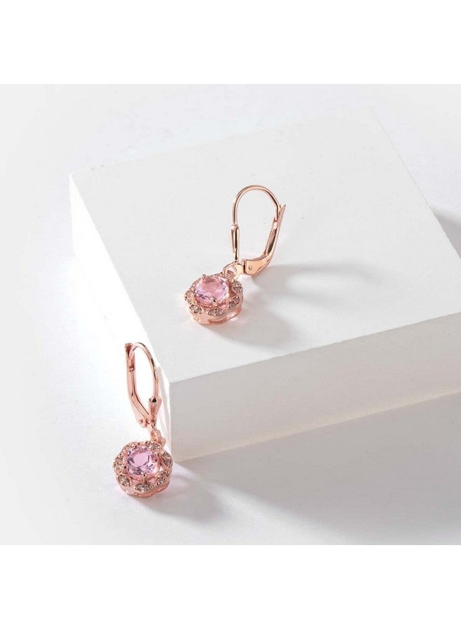 Shaya Women By Caratlane Cherry Blossom Hoop Earrings In Rose Gold Plated 925 Silver - Image 3