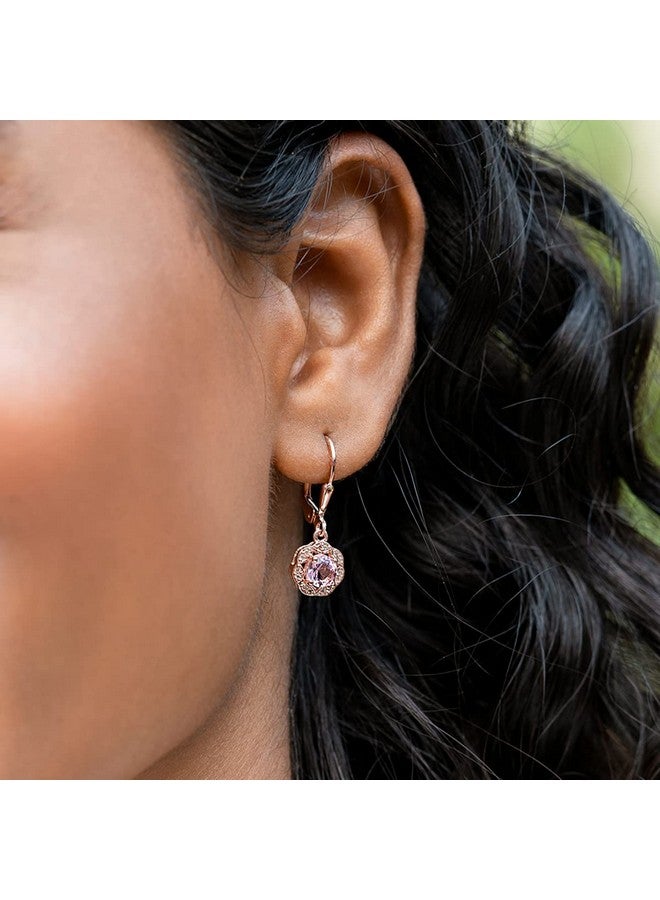 Shaya Women By Caratlane Cherry Blossom Hoop Earrings In Rose Gold Plated 925 Silver - Image 2