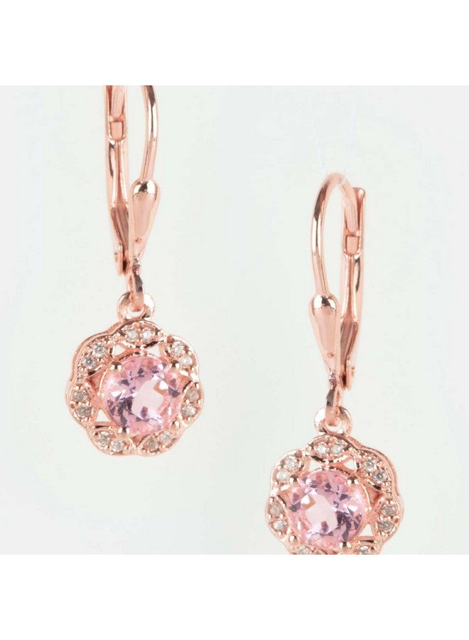 Shaya Women By Caratlane Cherry Blossom Hoop Earrings In Rose Gold Plated 925 Silver - Image 5
