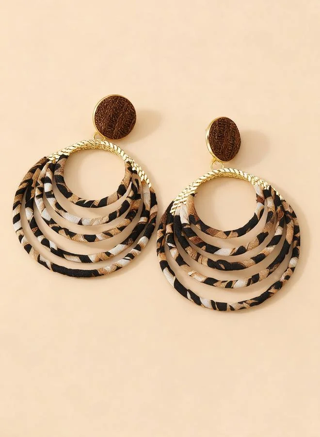 Take Two Geometry Dangle Earrings