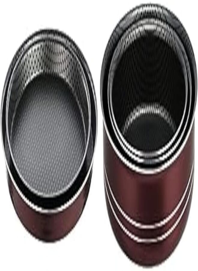 TRUEVAL Trueval pizza tray set, 2 pcs size 24+28, color marron + Trueval oven tray set 3 pcs (24-26-30) 