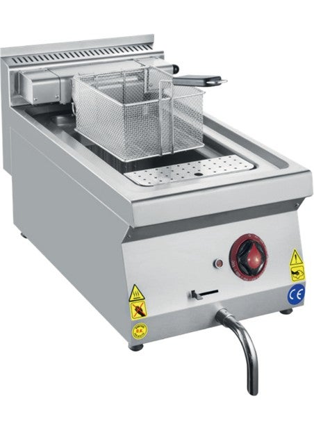 CSA Inox Karacasan Industrial 700 Series Counter Top Edge Natural Gas Fryer 