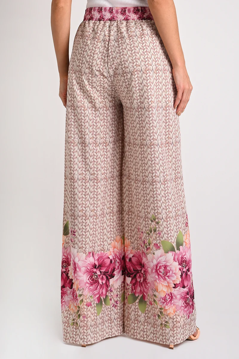 Carmen Steffens Printed Comfort Palazzo Pants