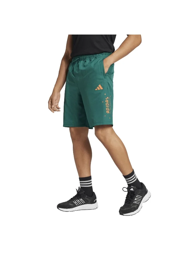 adidas شورت تدريب رجالي M Ksa W Sho أخضر XS