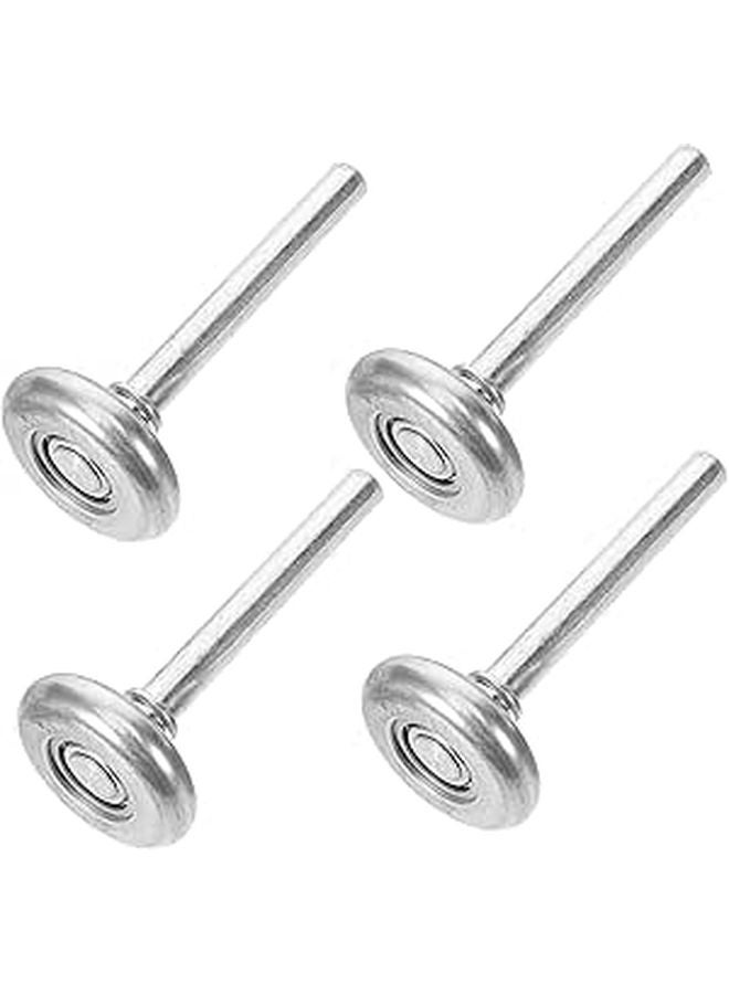 4Pcs Garage Door Rollers with Stem Quiet Replacement Hardware for Automatic Doors - Image 1