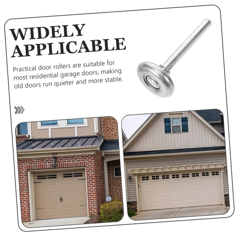 4Pcs Garage Door Rollers with Stem Quiet Replacement Hardware for Automatic Doors - Image 5