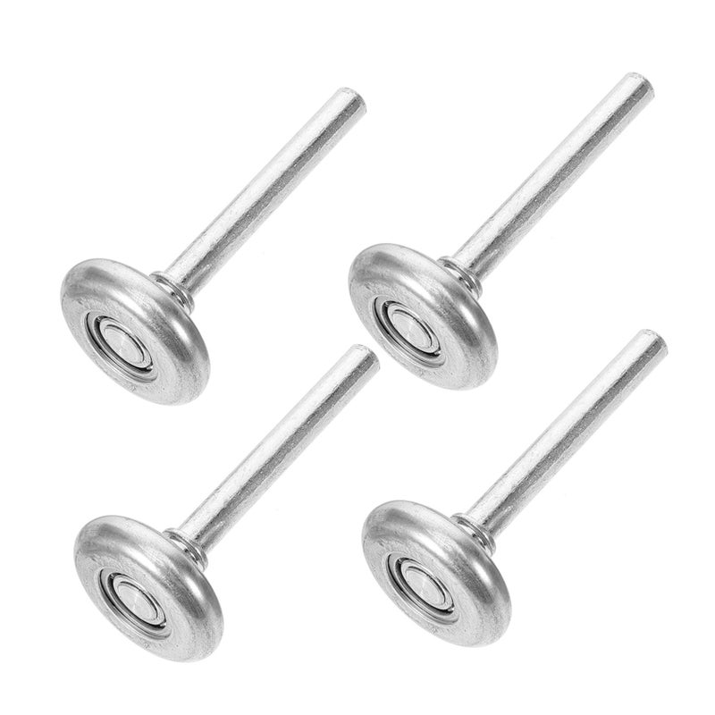 4Pcs Garage Door Rollers with Stem Quiet Replacement Hardware for Automatic Doors - Image 2