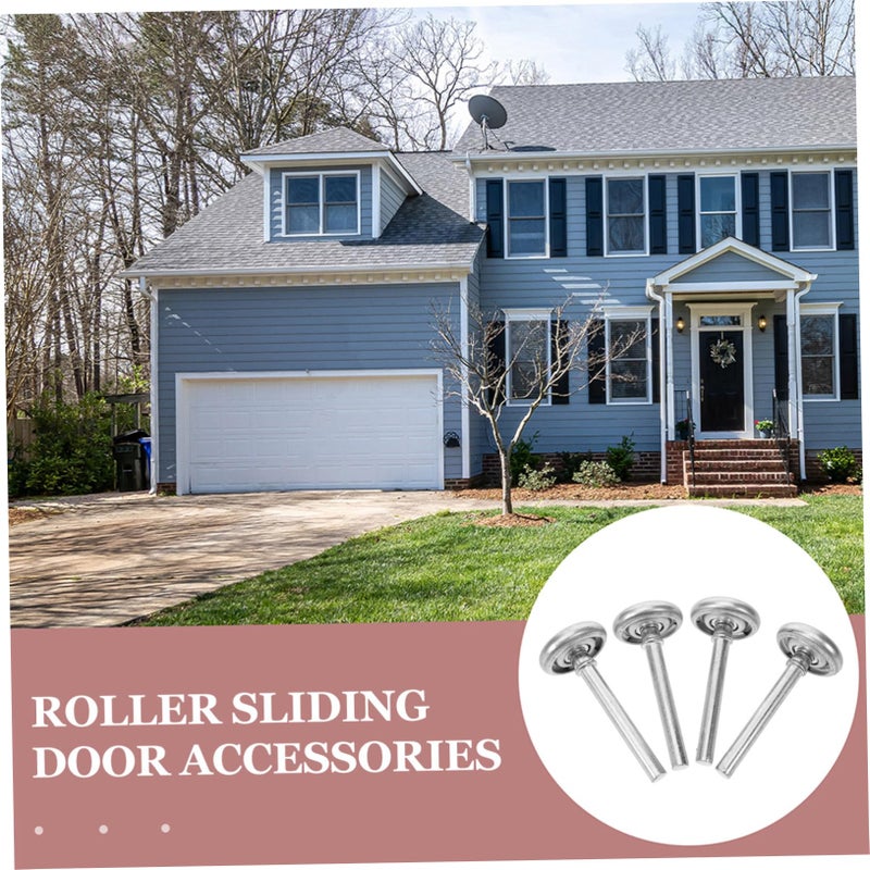 4Pcs Garage Door Rollers with Stem Quiet Replacement Hardware for Automatic Doors - Image 4