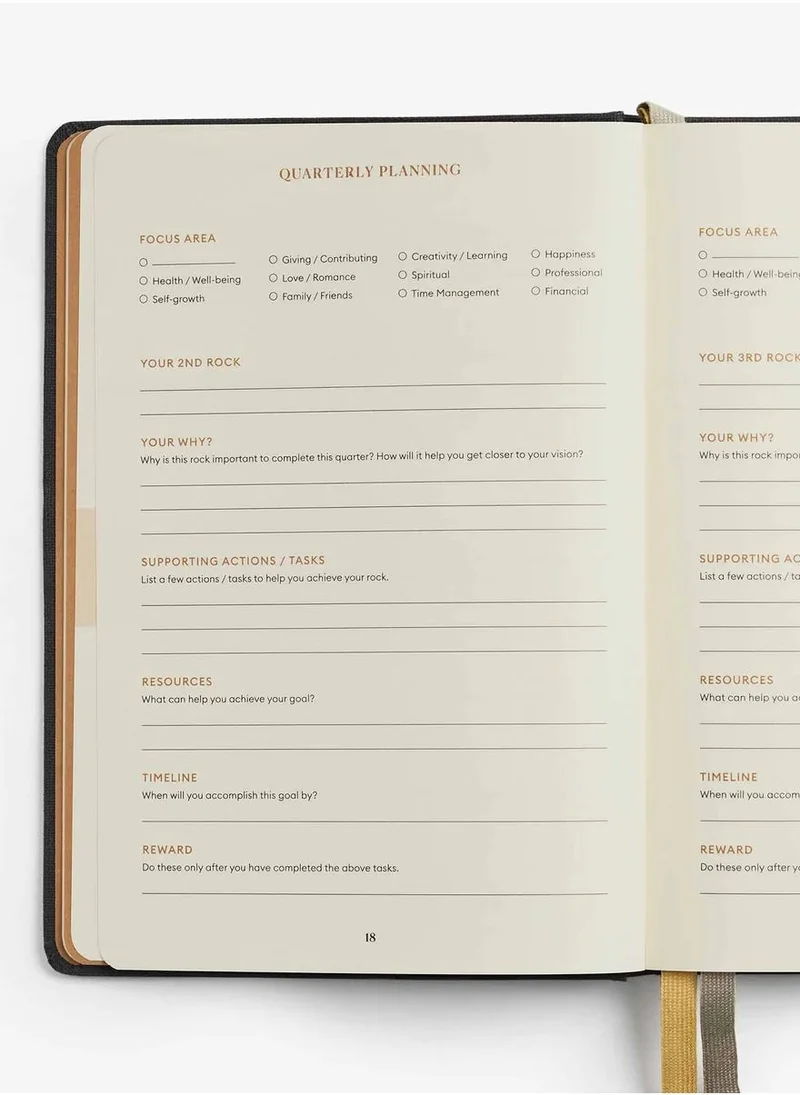 Intelligent Change Grey Productivity Planner Quarterly Edition