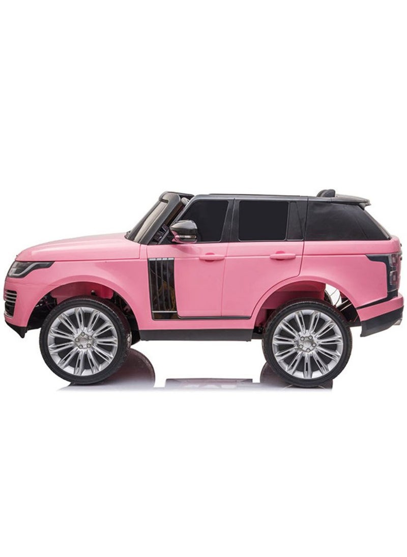 FACTUAL TOYS - Range Rover SUV 2 Seater Licensed Electric Car 12V Ride On Car With Remote Control For Kids-Pink - Image 1