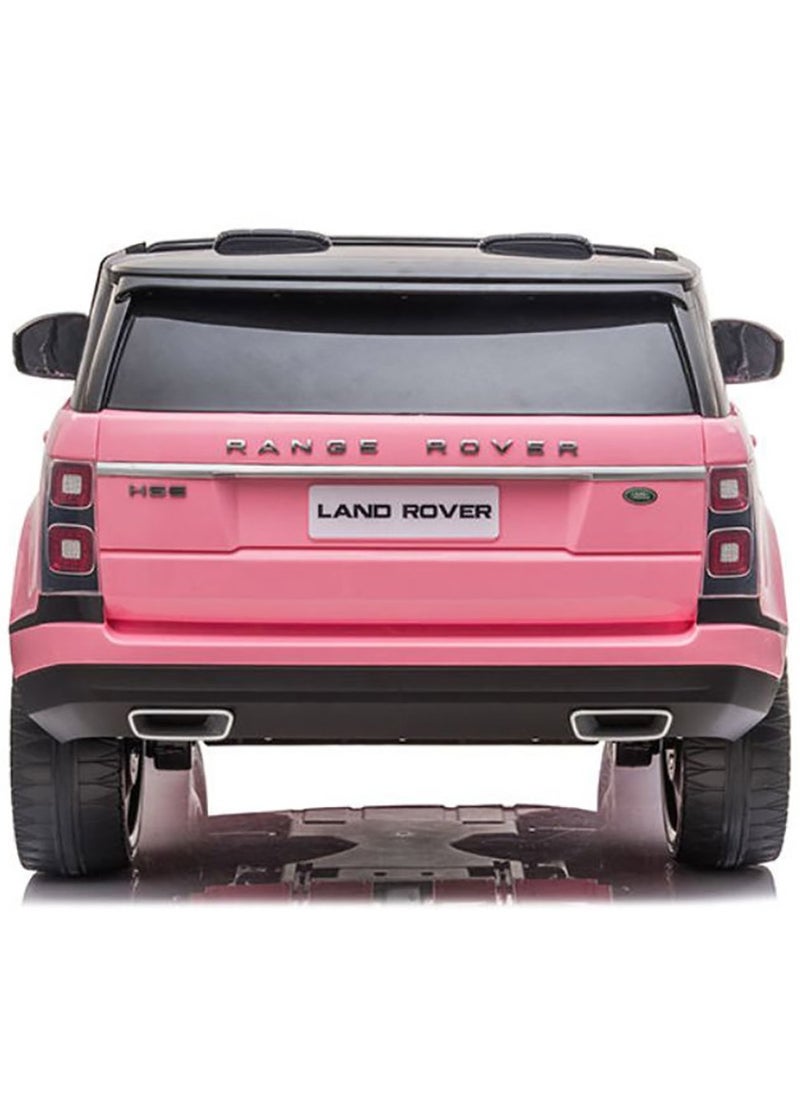 FACTUAL TOYS - Range Rover SUV 2 Seater Licensed Electric Car 12V Ride On Car With Remote Control For Kids-Pink - Image 1
