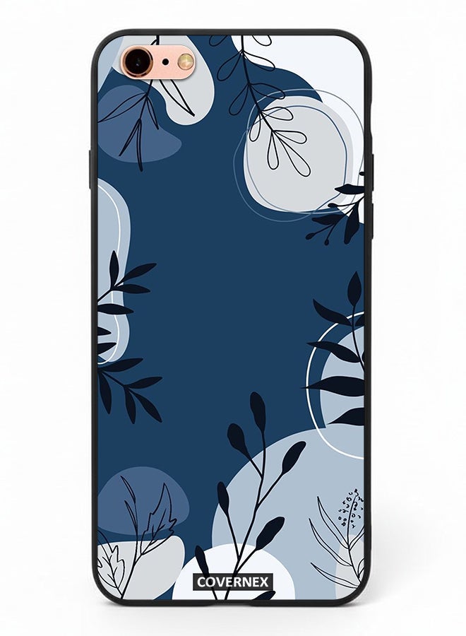 Covernex Apple iPhone 6s Plus Protective Case Cover Printed Featuring Delicate Laf and Plant Outlines - Image 2
