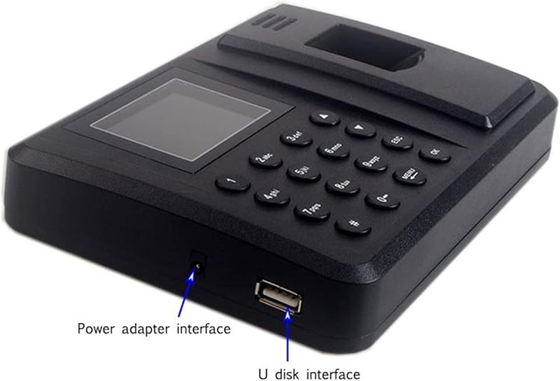 2 4 Inch Color USB Biometric Fingerprint Time Attendance Machine Office Recorder - Image 5