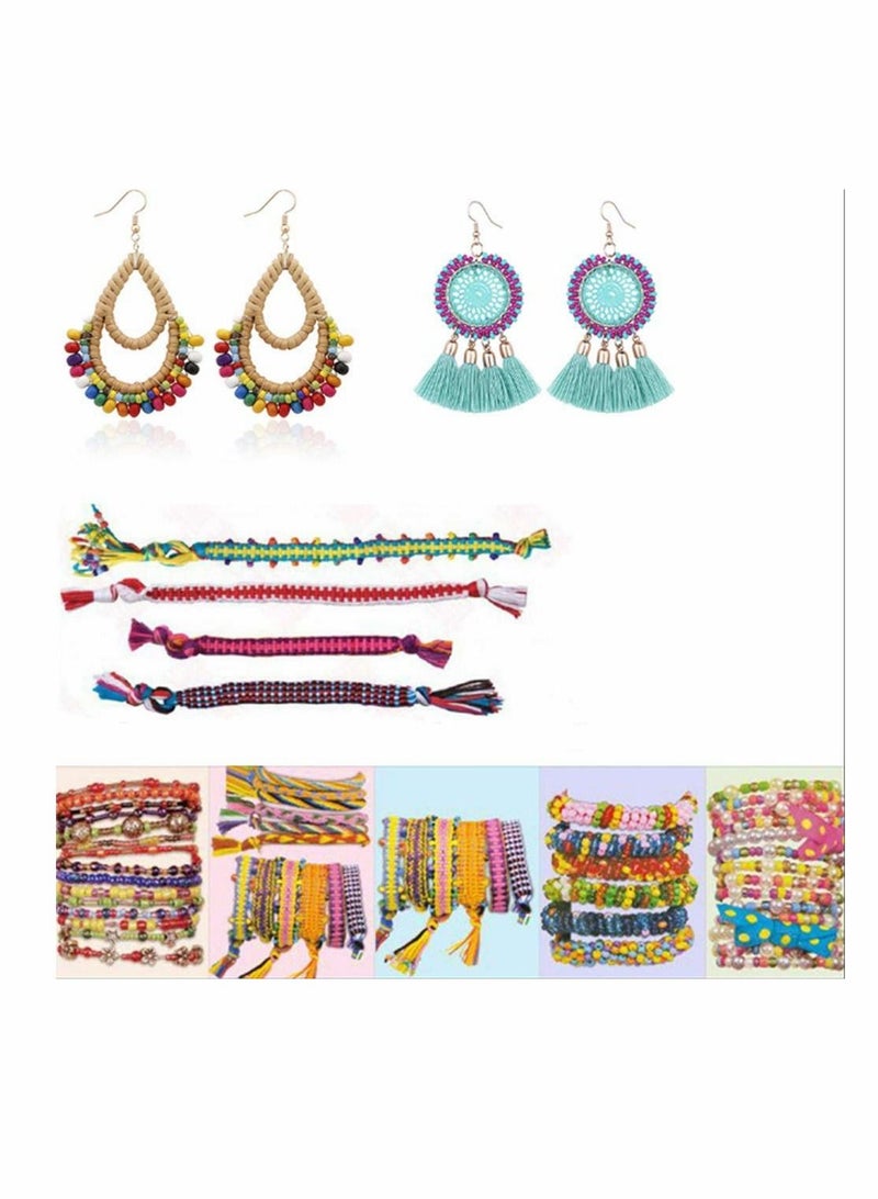 كاست ويف خرز البذور للأساور ، خرز زجاجي صغير ملون 2 مم للأساور مشغولات صنع المجوهرات 24000 قطعة مع صندوق تخزين 24 شبكة (24 لون) - Image 3