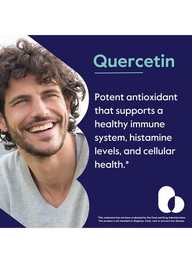 BESTVITE Quercetin 500mg (120 Vegetarian Capsules) - No Stearates - No Silicon Dioxide - Vegan - Non GMO - Gluten Free - Image 2