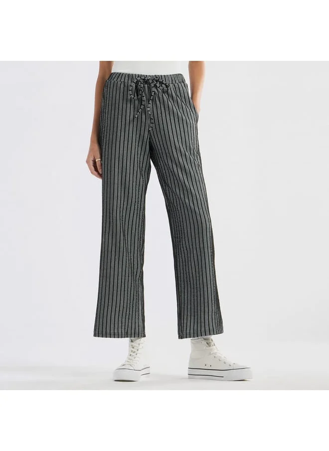 FAV Striped Pants with Drawstring Closure