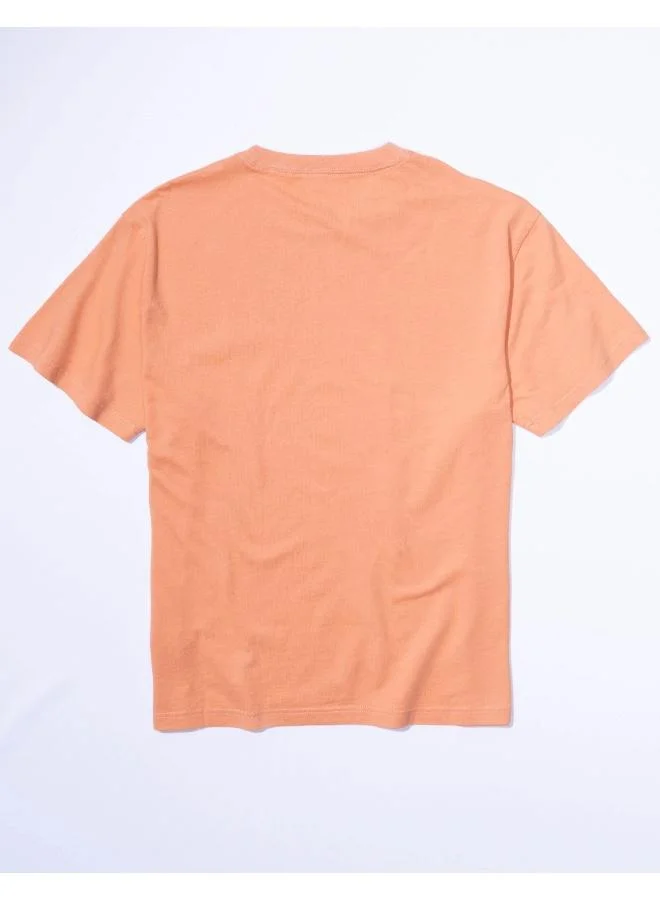 امريكان ايجل Embroidered Crew Neck Graphic T-Shirt