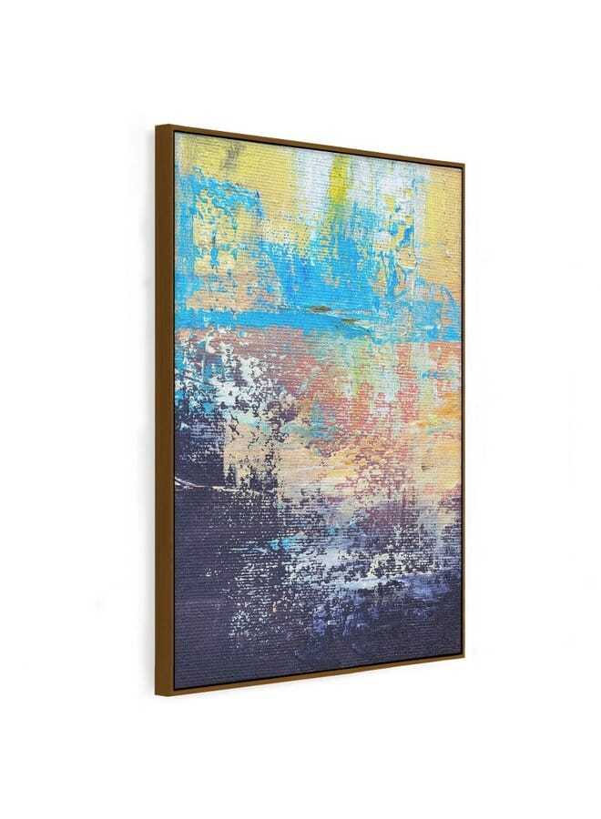 Home Gallery Abstract Mix Color Canvas Framed Wall Art - Image 5