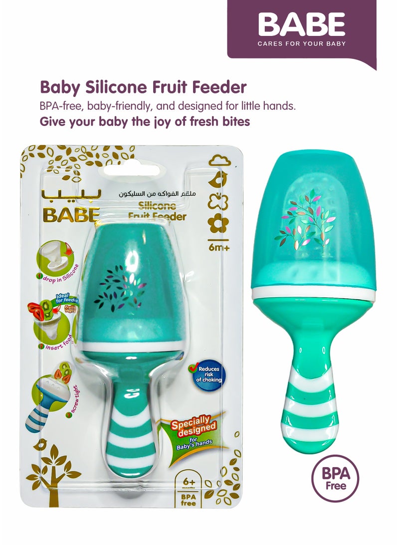 BABE - Baby Silicone Fruit Feeder, Pacifier, Veg and Fruit Feeder, 6+ Months, BPA Free, Pack of 2 - Image 5
