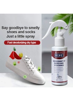 WILLIAM WEIR Deodorant Of Shoes And Stockings，Foot Care Shoe Odor Eliminator Deodorizer Spray And Removes Bad Smells Of Boots Heels Tennis Shoe Cleats Sneakers Ballet Shoe Sports Shoes And More 120ML  - Image 2