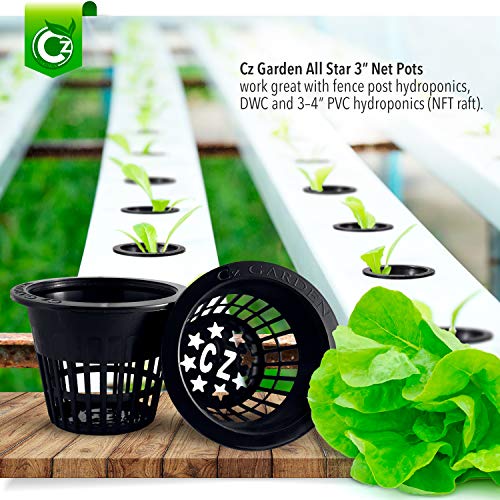 Cz Garden Supply 3 inch Net Cups Heavy Duty Pots Wide Rim Design - Orchids • Aquaponics • Aquaculture • Hydroponics Slotted Mesh for Kratky Wide Mouth Mason Jars - Image 4
