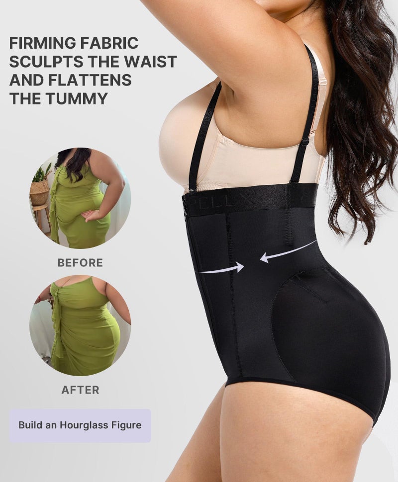 SHAPELLX Women Shapewear Tummy Control Panties High Waist Shaping Body Shaper (XX-Large Black) - Image 5
