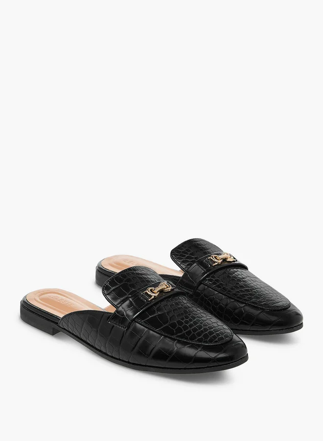 Celeste Women's Textured Slip-On Mules