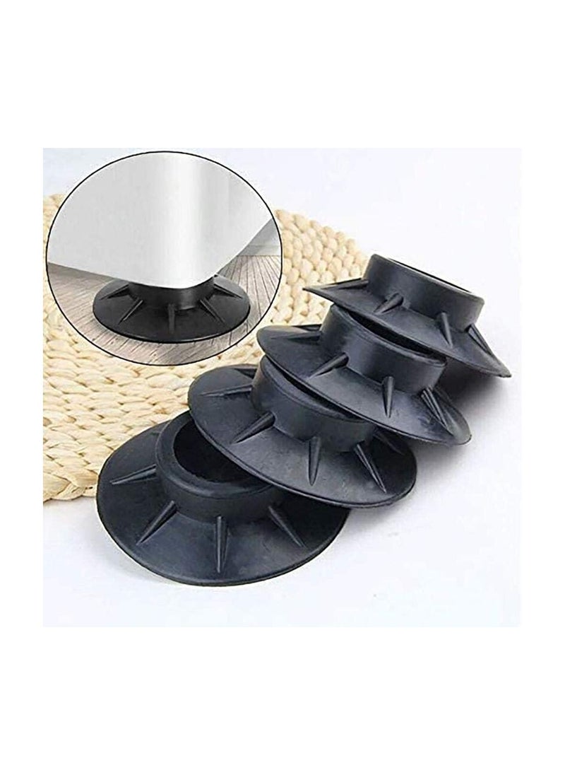 Generic - 4PCS Anti-Vibration Washing Machine Supports Flooring Protector Anti Walk Feet for Washer and Dryer - Image 1