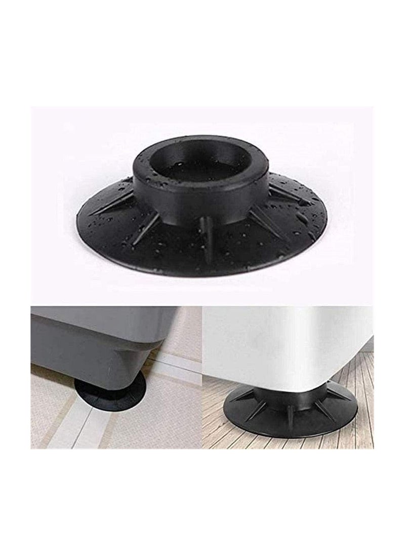 Generic - 4PCS Anti-Vibration Washing Machine Supports Flooring Protector Anti Walk Feet for Washer and Dryer - Image 1