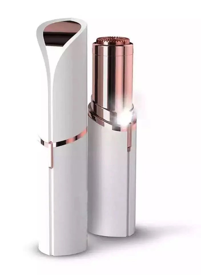 VIO Facial Women Hair Remover and Eyebrow Trimmer Painless Precision Portable Razor for Face Rechargeable Lipstick Style Trimmer for Lips Nose Chin and Facial Hair Lipstick Style Remover  - Image 3