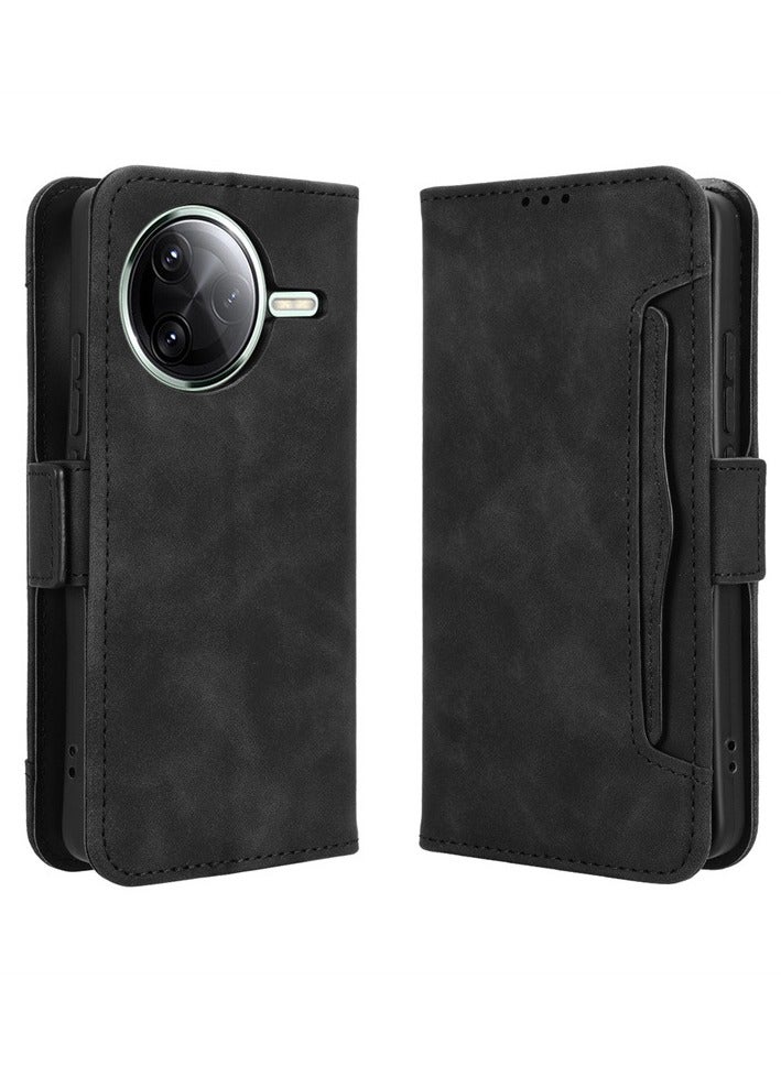 general Xiaomi Poco F7 Pro Case, Magnetic Full Body Protection Shockproof Flip Leather Wallet Case Cover with Card Holder for Xiaomi Poco F7 Pro Phone Case - Image 1