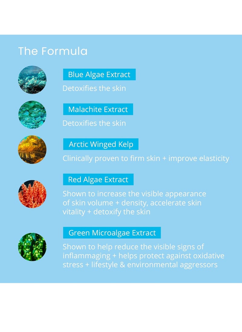 Skinn SKINN Firming Algae Oil, Anti Aging Facial Oil for Fine Lines and Wrinkles, 1oz - Lightweight Moisturizer for a Smooth, Glowing, & Healthy-Looking Skin - Hydrating Face Serum for Dry Skin Texture  - Image 3