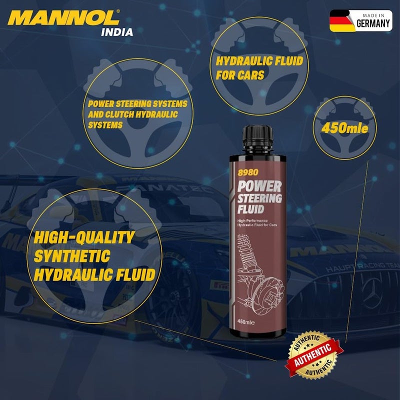 Mannol Power Steering Fluid and Clutch Hydraulic Systems - Image 4