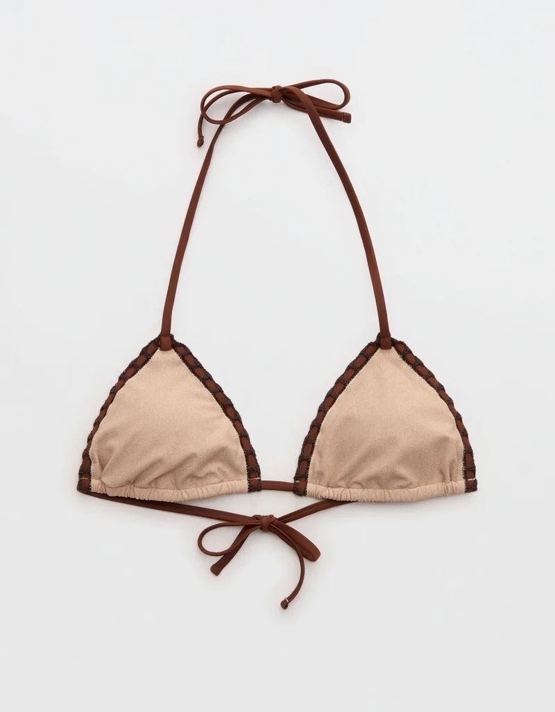 Aerie  Aerie Crochet String Triangle Bikini Top for Women | Best Price UAE