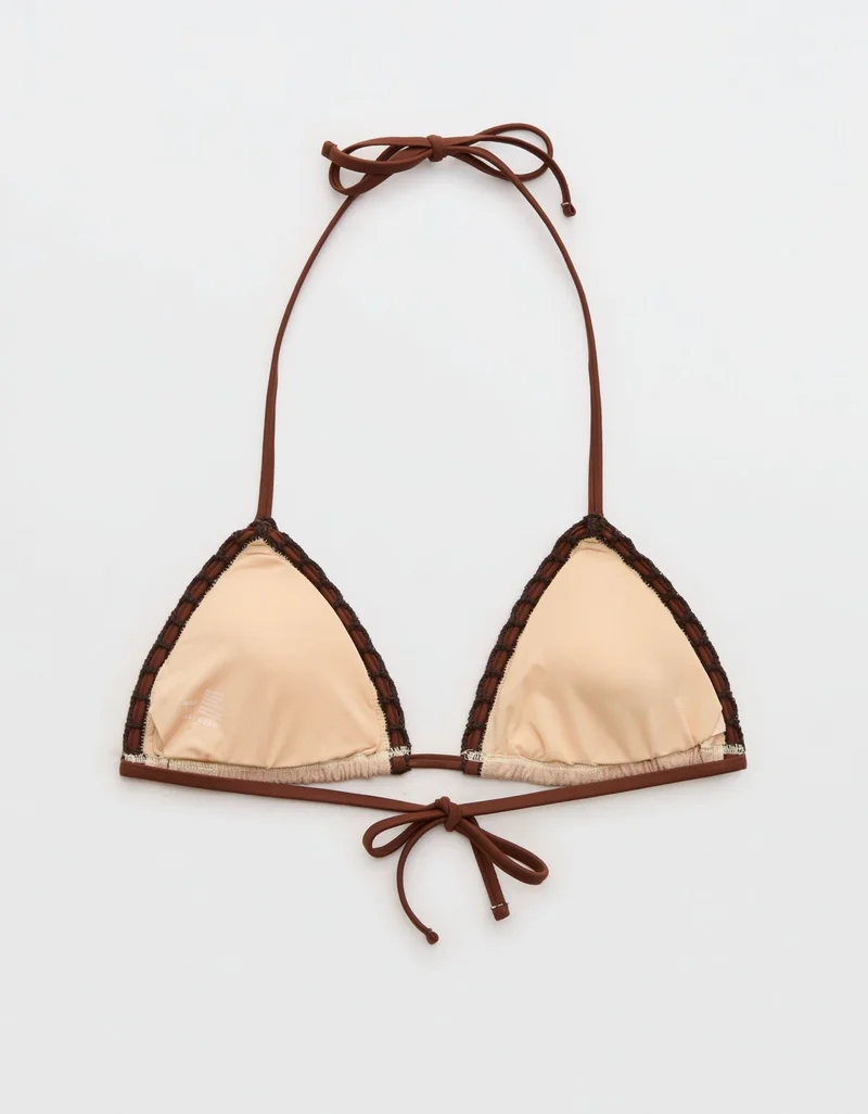 Aerie  Aerie Crochet String Triangle Bikini Top for Women | Best Price UAE