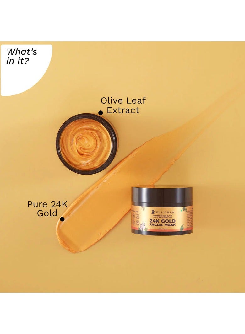 PILGRIM 24K Gold Facial Mask 8g - Image 2