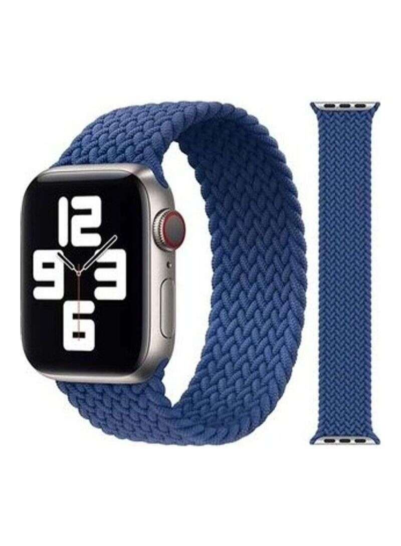 BORTONY Nylon Braided Replacement Strap For Apple Watch Series 1/2/3/4/5/6/SE 38-40 M Millimeter - Image 1