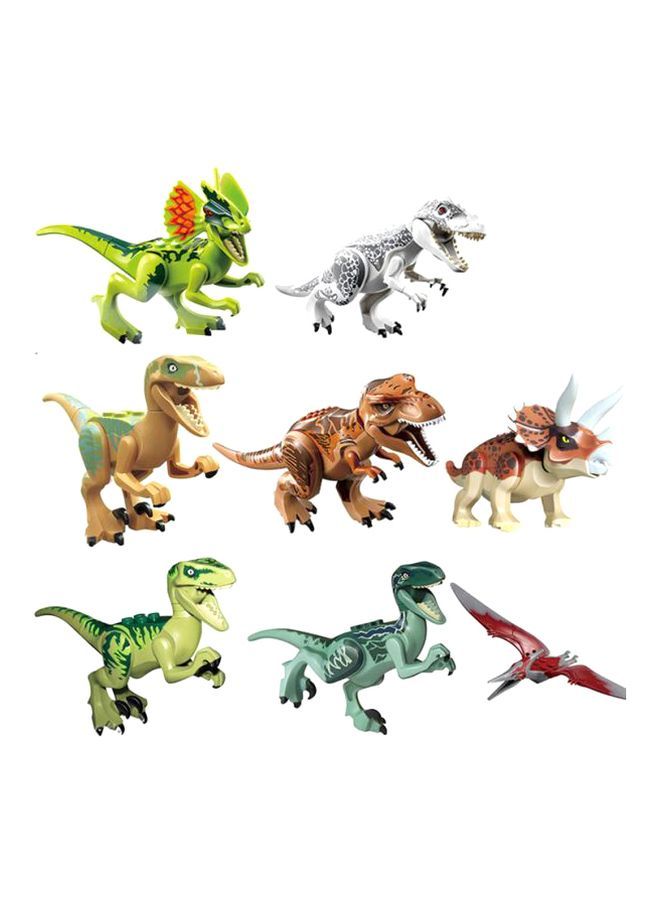 NIBEMINENT 8-Piece Jurassic World Park Dinosaurs Figure Set  - Image 1