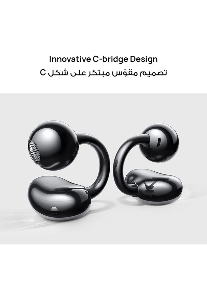 HUAWEI Free Clip Wireless Bluetooth Earphones, Futuristic Aesthetic Design, Feather-Like Wearing, Open-Ear Listening, Long Battery Life, iOS And Android, IP54  + Huawei Band 8 Black - Image 3