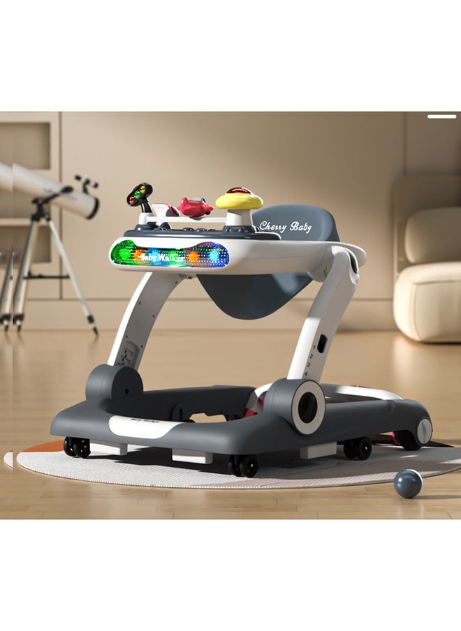 kiddoz Multifunctional Baby Walker - Gray 