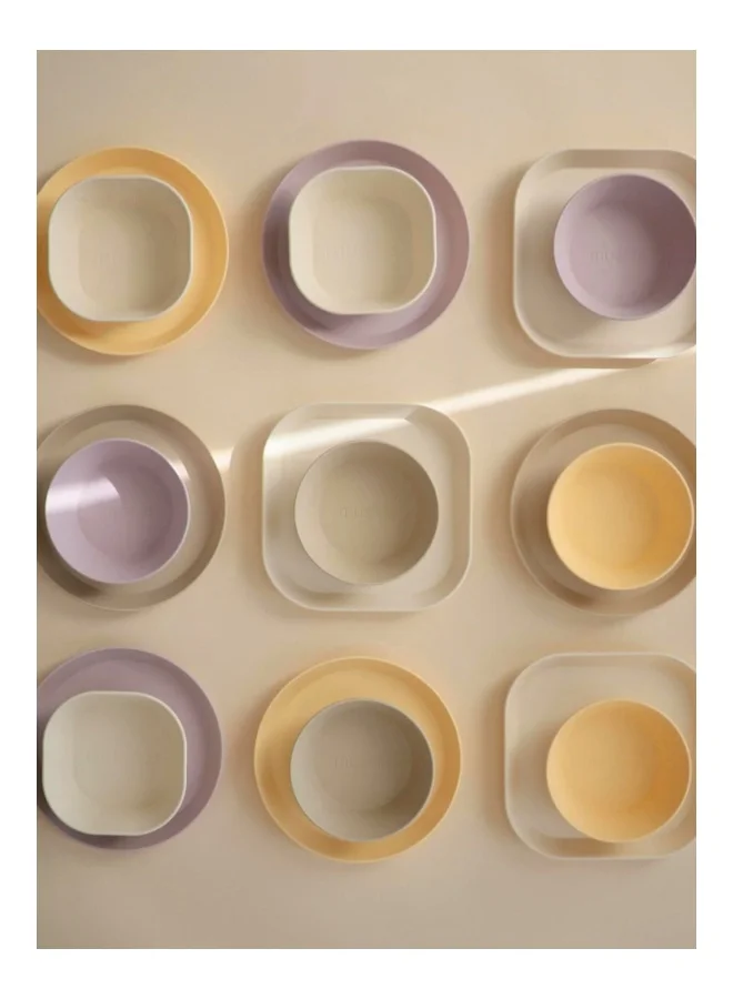 mushie Dinner Plate Round Caramel