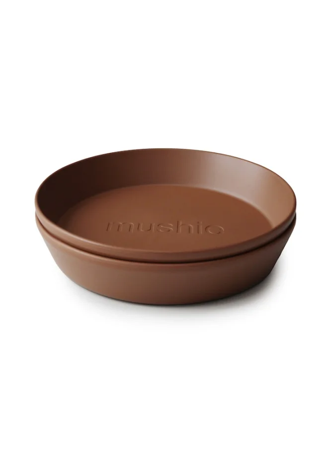mushie Dinner Plate Round Caramel