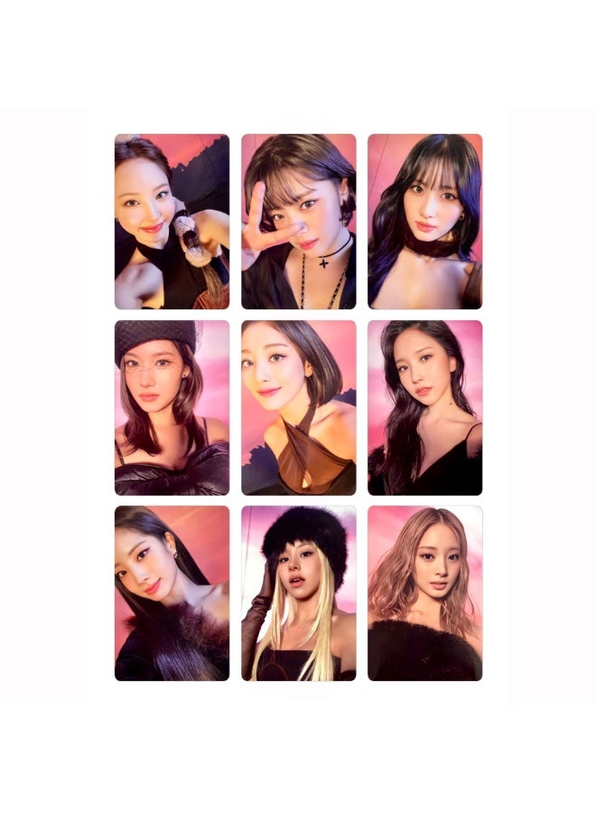 NIBEMINENT 9 Pcs Kpop TWICE Ready To Be Lomo Cards Card For Fans Collection Gifts - Image 1