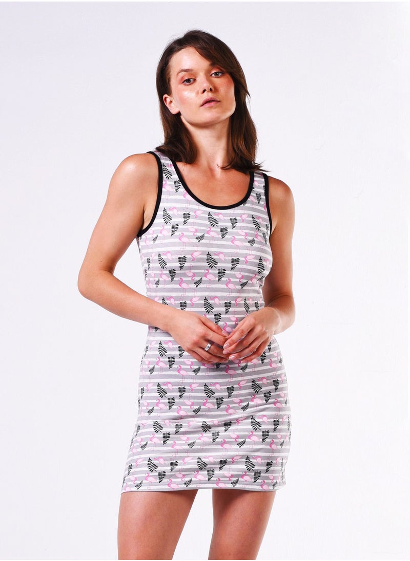 COMODO full cut short dress print egypt cotton 100%  - Image 2