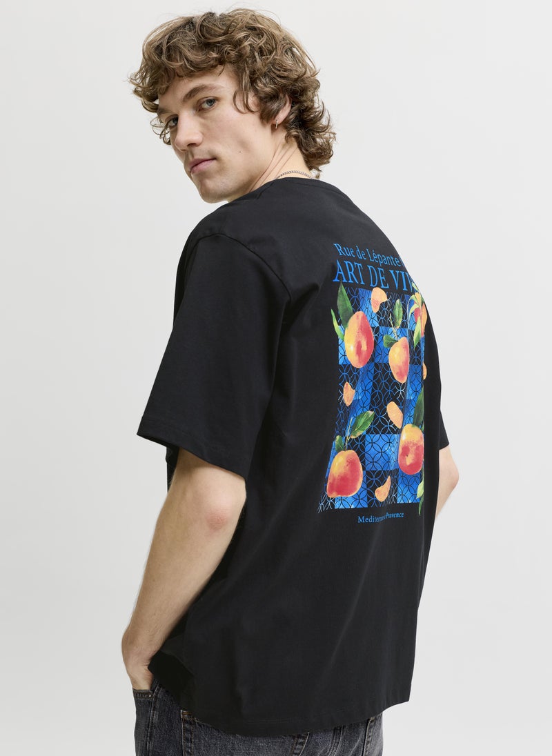JACK & JONES Crew Neck LooseFit T-Shirt - Image 1