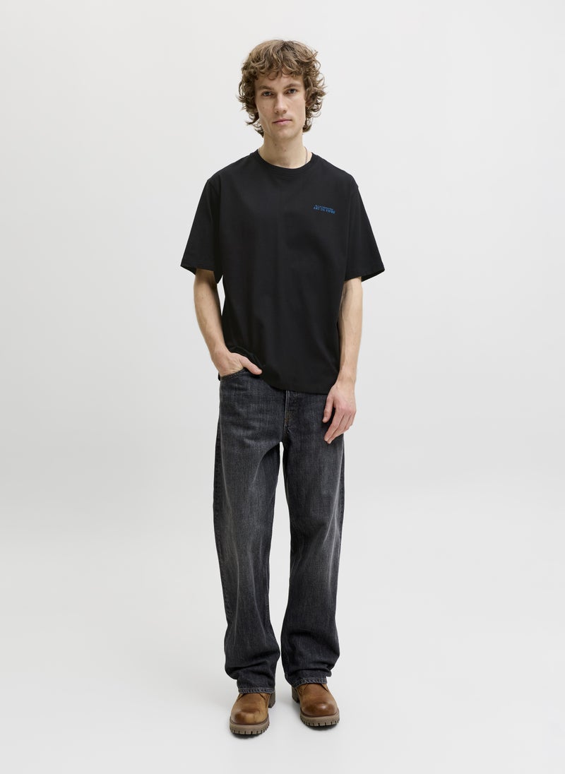 JACK & JONES Crew Neck LooseFit T-Shirt - Image 4