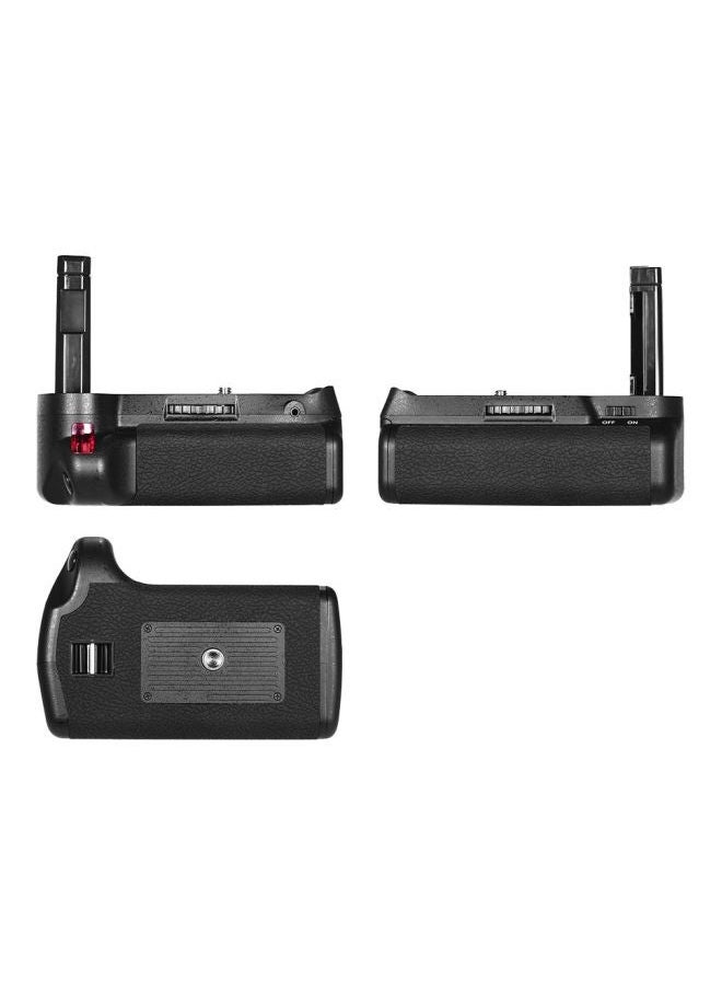 NIBEMINENT - Replacement Vertical Battery Grip With Remote Control For Nikon D5300/D3300/D3200/D3100/DSLR Camera Black/Silver - Image 1