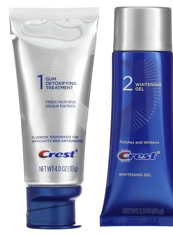 Crest 2-Step Teeth Whitening Kit, includes two boxes (2-piece kit)