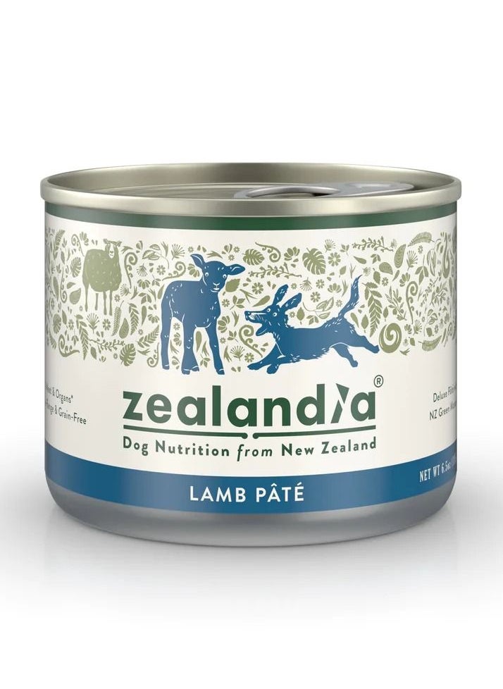 ZEALANDIA Lamb Pate Dog Wet Food 185g 